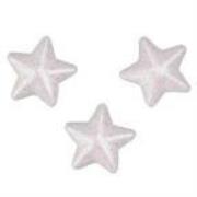 Opakowanie Styropianowe gwiazdki 30x28mm białe 18szt