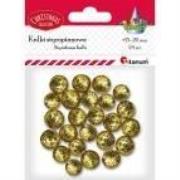 Opakowanie Styropianowe kulki 15/20mm złote 24szt