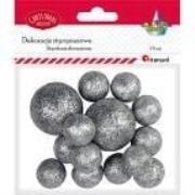 Opakowanie Styropianowe kulki 16/25/27mm srebrne 14szt