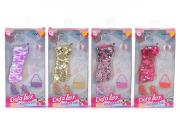 Opakowanie Suknia dla lalki 29cm z butami i torebką MIX