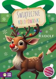 Okładka książki Świąteczne kolorowanki. Rudolf