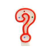 Świeczka pytajnik kropki. Wydawca: ARPEX. Dadada.pl Opakowanie Świeczka pytajnik kropki