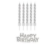Opakowanie Świeczki B&C urodzinowe Happy Birthday 16szt