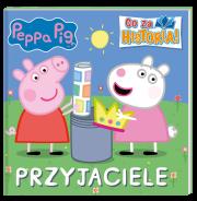 Okładka książki Świnka Peppa. Co za historia. Przyjaciele