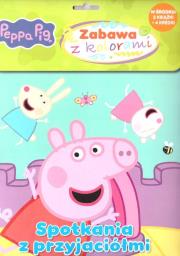 Świnka Peppa. Zabawa z kolorami. Autor:   Praca zbiorowa. Dadada.pl Okładka książki Świnka Peppa. Zabawa z kolorami