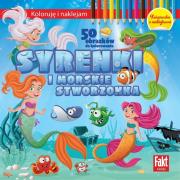 Syrenki i morskie stworzenia. Autor:   Praca zbiorowa. Dadada.pl Okładka książki Syrenki i morskie stworzenia