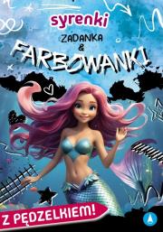 Okładka książki Syrenki. Zadanka & farbowanki