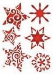 Opakowanie Szablon A6 gwiazdy