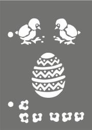 Opakowanie Szablon A6 Pisanka