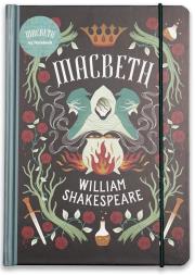 Opakowanie Szekspir Notatnik A5 linia twardy z gumką - Makbet