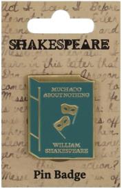 Opakowanie Szekspir Przypinka metalowa - Wiele hałasu o nic