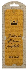 Opakowanie Szekspir Zakładka papierowa - Król Lear
