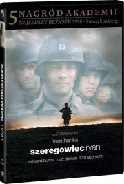 Szeregowiec Ryan DVD. Autor: Tom Hanks. Dadada.pl Okładka książki Szeregowiec Ryan DVD