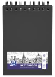 Szkicownik A5 50k Oxford sketchbook spirala czarny 1 sztuka. Wydawca: Oxford art pap. Dadada.pl Opakowanie Szkicownik A5 50k Oxford sketchbook spirala czarny 1 sztuka