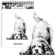 Opakowanie Szkicownik A5/60K na spirali - Pies Berneńczyk