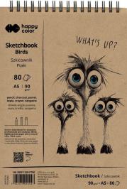 Opakowanie Szkicownik na spirali A5/80K 90g HAPPY COLOR