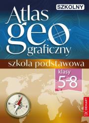 Okładka książki Szkolny atlas geograficzny Klasy 5–8