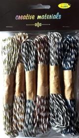 Opakowanie Sznurki papierowe duo 6 kolorów