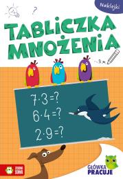 Okładka książki Tabliczka mnożenia. Główka pracuje