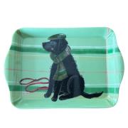 Opakowanie Taca mała Pies w kapeluszu z szalikiem