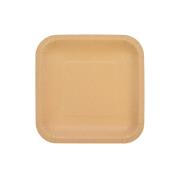 Opakowanie Talerze papierowe kraftowe 18x18cm 8szt
