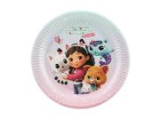 Opakowanie Talerzyki Koci Domek Gabi 23cm 6szt