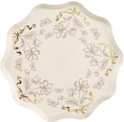 Opakowanie Talerzyki Kwiaty 20cm 6szt