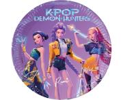 Opakowanie Talerzyki papierowe K-pop Demon Hunters 23cm 8szt