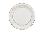 Opakowanie Talerzyki papierowe z ornamentem białe 23cm 6szt