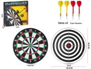 Opakowanie Tarcza z rzutkami 30cm dwustronna color box