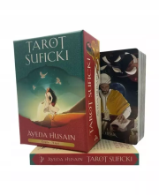 Tarot Suficki (książka + karty). Autor: Ayeda Husain. Dadada.pl Okładka książki Tarot Suficki (książka + karty)