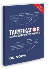 Okładka książki Taryfikator mandatow i punktów karnych - III 2022