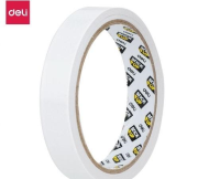 Taśma dwustronna biała 18mmx9,1m (16szt) DELI. Wydawca: DELI. Dadada.pl Opakowanie Taśma dwustronna biała 18mmx9,1m (16szt) DELI