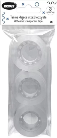 Opakowanie Taśma klejąca 18mm x 30m 3szt