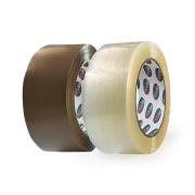 Opakowanie Taśma pakowa kauczukowa 100m brązowa