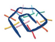 Opakowanie Taśma spacerowa niebieska wąż gąsienica