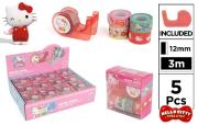 Opakowanie Taśmy dekoracyjne z dyspenserem Hello Kitty 4szt
