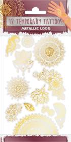 Opakowanie Tatuaże Metaliczne Mehndi