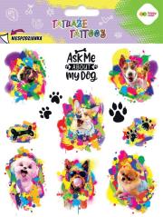 Opakowanie Tatuaże zmywalne Funny Dogs HAPPY COLOR