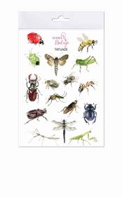 Opakowanie Tatuaże zmywalne Owady