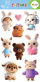 Opakowanie Tatuaże zmywalne SWEET KAWAII 100x200mm Happy Color