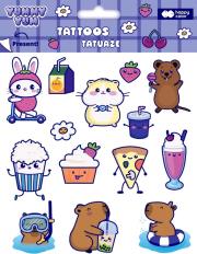 Opakowanie Tatuaże zmywalne Yummy Yum HAPPY COLOR