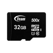 Okładka książki Team Group MicroSDHC  32GB UHS-I Class 10 Team Black + SD-adapter