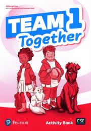 Team Together 1 Activity Book. Autor: Leighton Jill, Lesley Koustaff, Reed Susannah. Dadada.pl Okładka książki Team Together 1 Activity Book