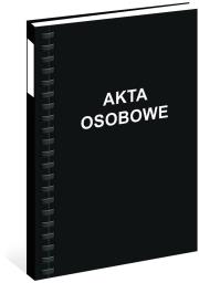Opakowanie Teczka A4 akt osobowych bigowana czarna (10szt)