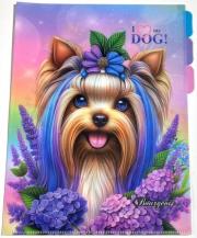 Teczka A4+ plastik 3 przegródki koszulka L Piesek. Wydawca: Fresh. Dadada.pl Opakowanie Teczka A4+ plastik 3 przegródki koszulka L Piesek