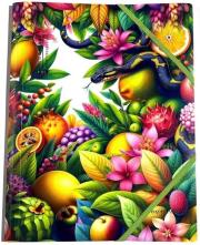 Teczka A4+ plastikowa z gumką Dżungla. Wydawca: Fresh. Dadada.pl Opakowanie Teczka A4+ plastikowa z gumką Dżungla