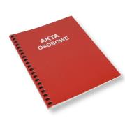 Teczka Akta osobowe T1 czerwona. Wydawca: PENWORD. Dadada.pl Opakowanie Teczka Akta osobowe T1 czerwona