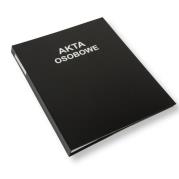 Opakowanie Teczka Akta osobowe T2 czarna