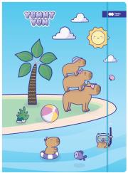 Opakowanie Teczka kartonowa A4+ z gumką Yummy Yum Kapibary